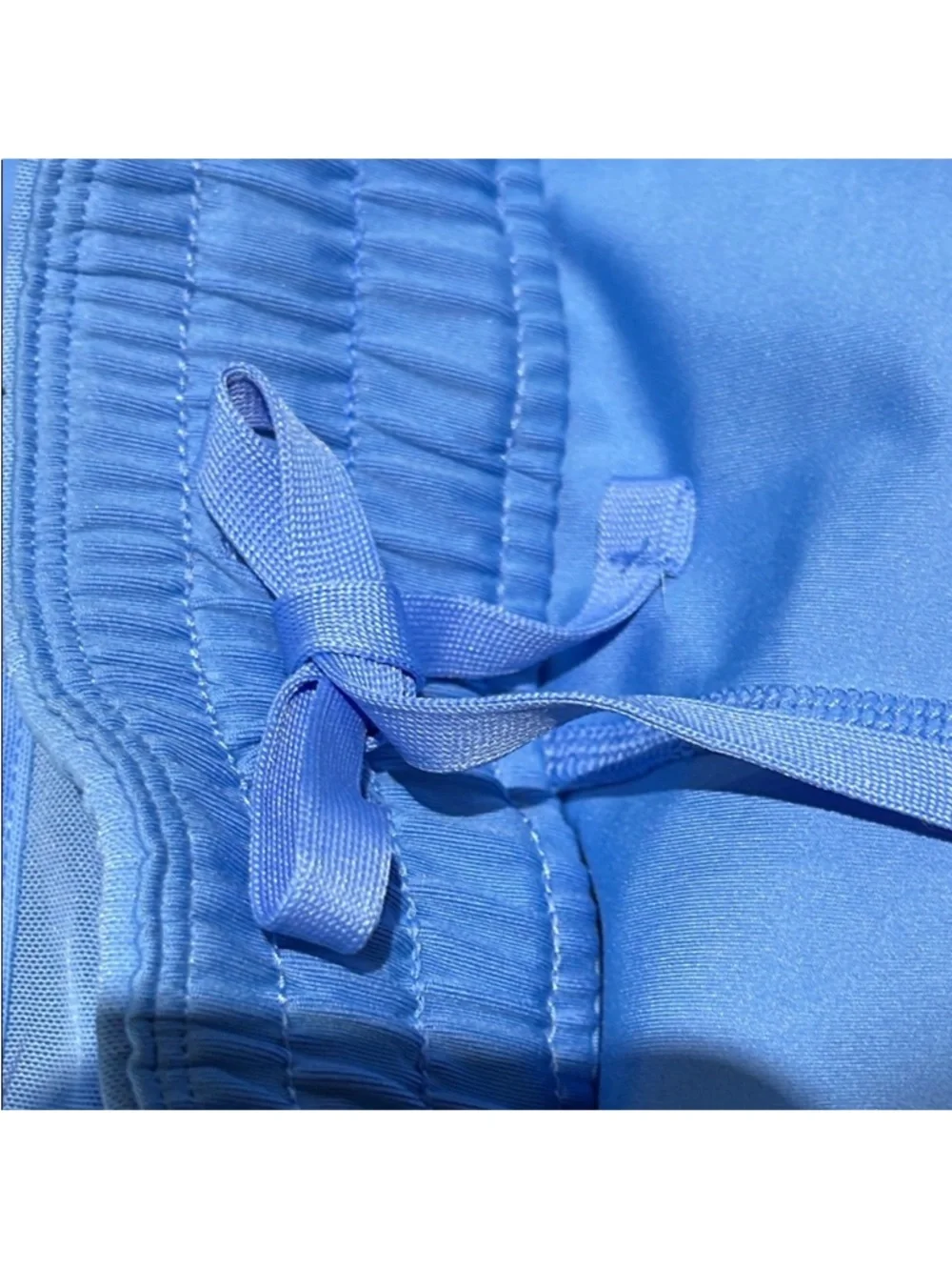 Blue Women's Athletic Shorts - Lightweight Running Shorts - Picture 4 of 7